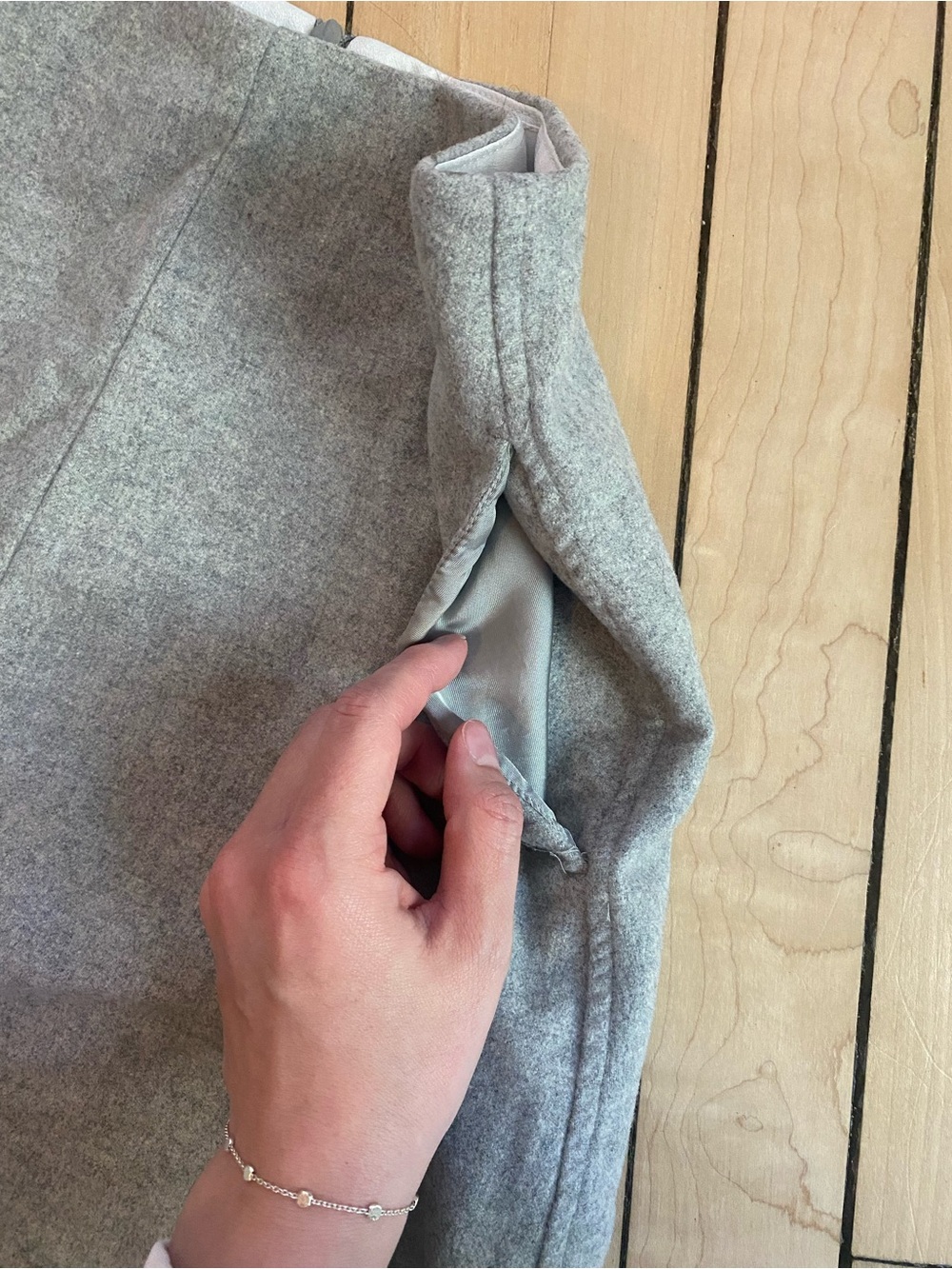 Wilfred Essonne Wool Cashmere Blend Mini Skirt - Picture 5 of 7